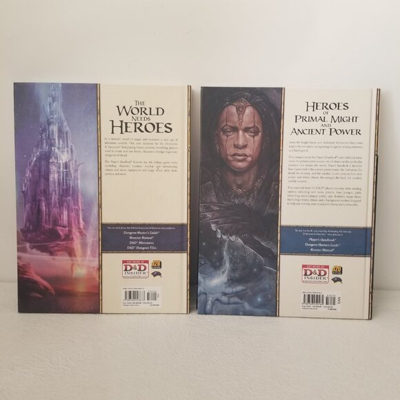 Dungeons and Dragons 4th Edition Players Handbooks Hardback Set of 2 - Picture 14 of 14